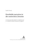 «Unreliable Narration» in Der Russischen Literatur cover