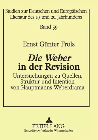 Die Weber in der Revision cover