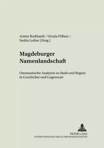 Magdeburger Namenlandschaft cover