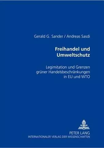 Freihandel Und Umweltschutz cover