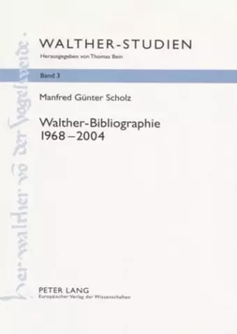 Walther-Bibliographie- 1968-2004 cover