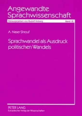 Sprachwandel ALS Ausdruck Politischen Wandels cover