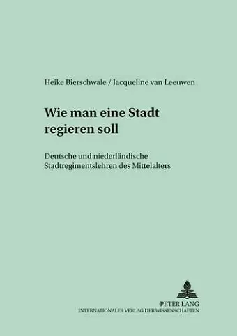 «Wie Man Eine Stadt Regieren Soll» cover