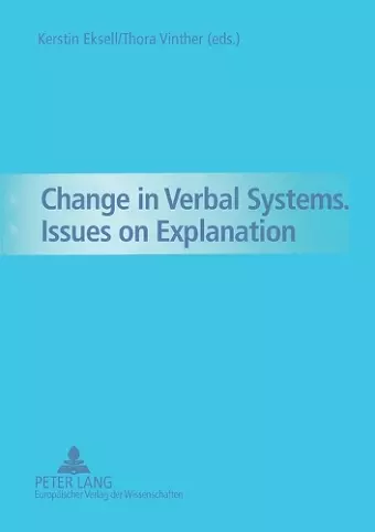 Change in Verbal Systems Issues on Explanation cover