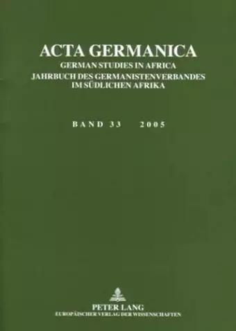 ACTA Germanica cover