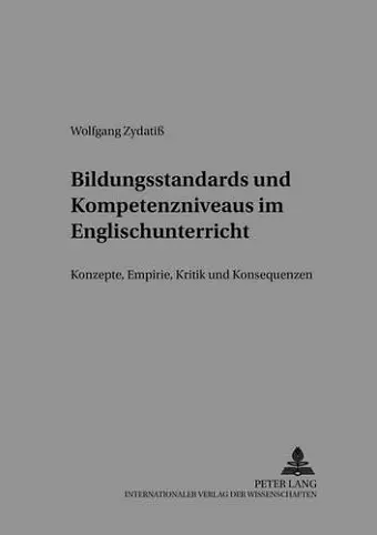 Bildungsstandards Und Kompetenzniveaus Im Englischunterricht cover