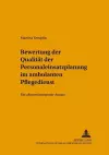 Bewertung Der Qualitaet Der Personaleinsatzplanung Im Ambulanten Pflegedienst cover