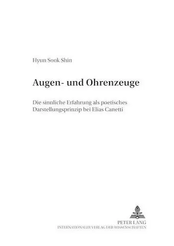 Augen- Und Ohrenzeuge cover