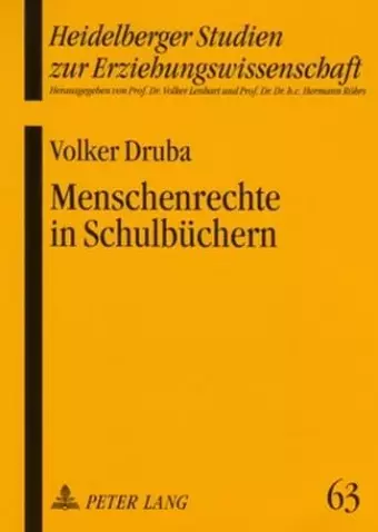 Menschenrechte in Schulbuechern cover