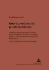 Quesiti, temi, testi di poesia tardolatina cover