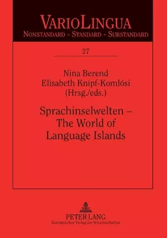 Sprachinselwelten – The World of Language Islands cover