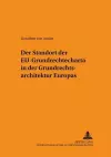 Der Standort Der Eu-Grundrechtecharta in Der Grundrechtsarchitektur Europas cover