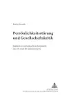 Persoenlichkeitsstoerung Und Gesellschaftskritik cover