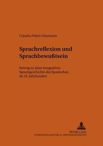 Sprachreflexion Und Sprachbewußtsein cover