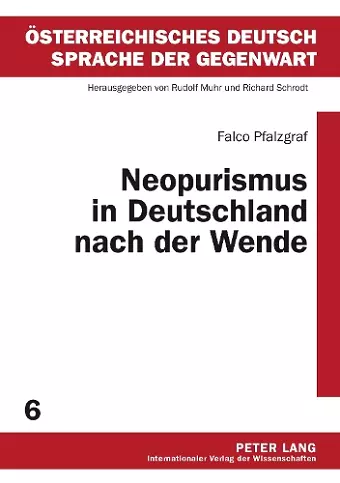 Neopurismus in Deutschland Nach Der Wende cover