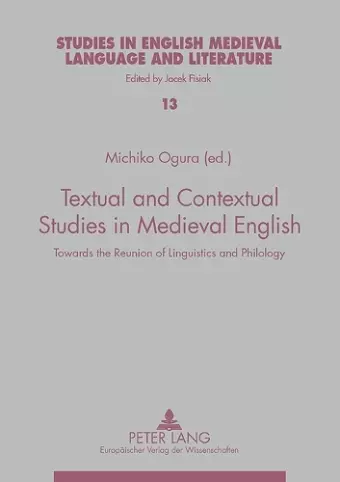 Textual and Contextual Studies in Medieval English cover
