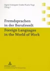 Fremdsprachen in Der Berufswelt Foreign Languages in the World of Work cover