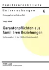 Garantenpflichten aus familiaeren Beziehungen cover