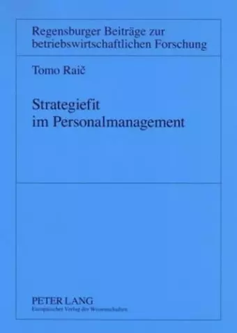 Strategiefit Im Personalmanagement cover