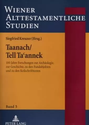 Taanach/Tell Taʿannek cover