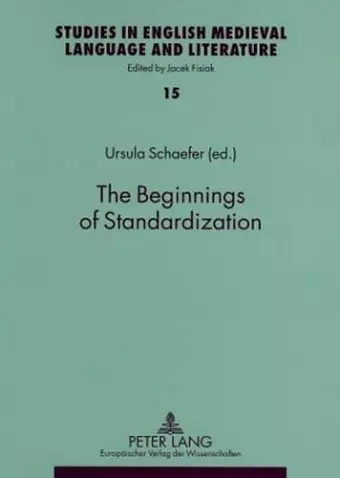 The Beginnings of Standardization cover