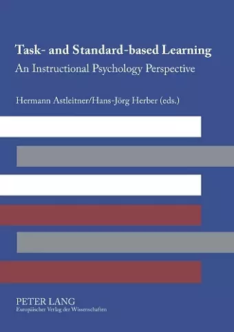 Task- and Standard-based Learning cover