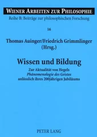 Wissen und Bildung cover