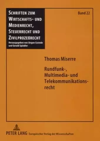 Rundfunk-, Multimedia- Und Telekommunikationsrecht cover