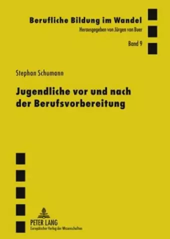 Jugendliche VOR Und Nach Der Berufsvorbereitung cover