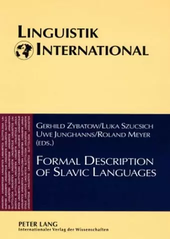 Formal Description of Slavic Languages cover