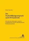 Der Nacherfuellungsanspruch Nach Un-Kaufrecht cover