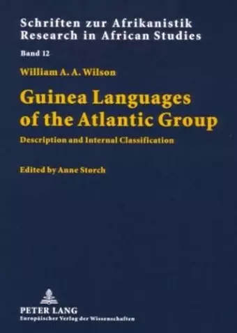 Guinea Languages of the Atlantic Group cover