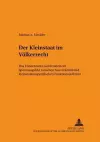 Der Kleinstaat Im Voelkerrecht cover