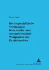 Rechtsgeschaeftliche Verfuegungen Ueber Sonder- Und Sammelverwahrte Wertpapiere Des Kapitalmarktes cover