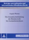 Die Grundrechtsbindung Der Bundeswehr Bei Auslandseinsaetzen cover