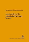 Sustainability in the Australasian University Context cover