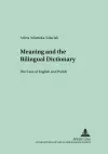 Meaning and the Bilingual Dictionary cover