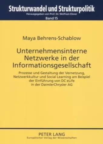 Unternehmensinterne Netzwerke in Der Informationsgesellschaft cover