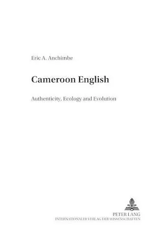 Cameroon English cover