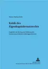 Kritik Des Eigenkapitalersatzrechts cover