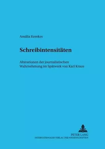 Schreibintensitaeten cover