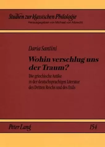 Wohin Verschlug Uns Der Traum? cover