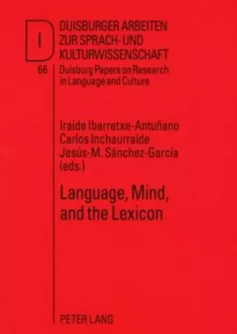 Language, Mind, and the Lexicon cover