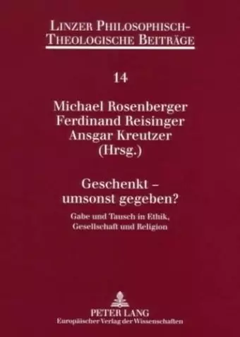 Geschenkt - Umsonst Gegeben? cover