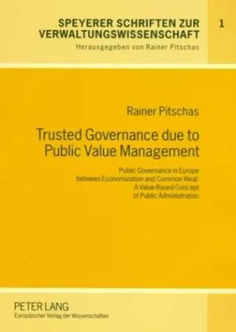 Trusted Governance Due to Public Value Management cover