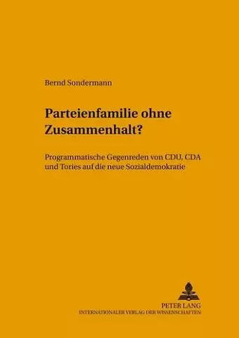Parteienfamilie Ohne Zusammenhalt? cover