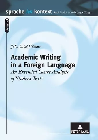 Academic Writing in a Foreign Language cover