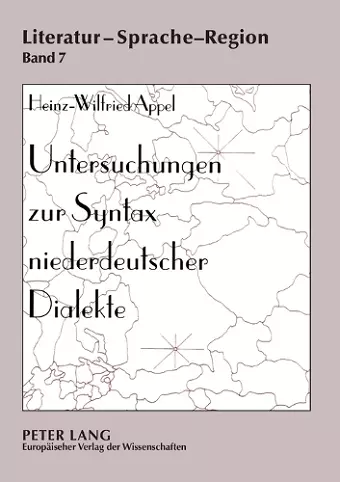 Untersuchungen zur Syntax niederdeutscher Dialekte cover