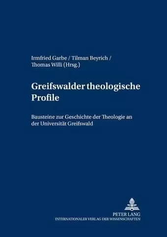 Greifswalder Theologische Profile cover