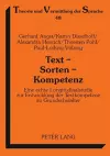 Text - Sorten - Kompetenz cover